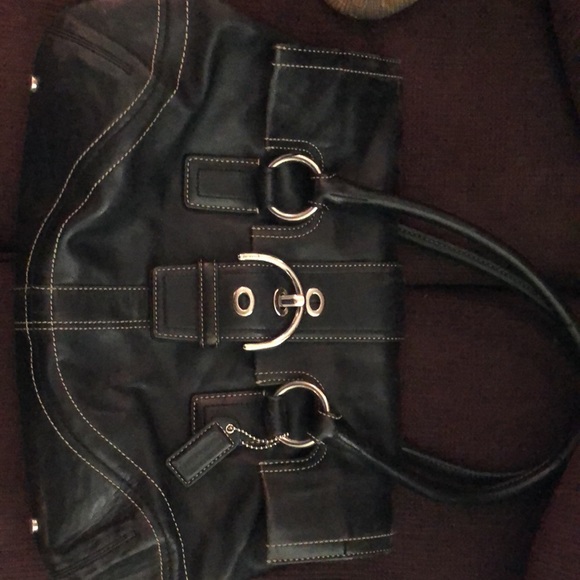 Genuine leather coach purse, authentic. In excellent condition - Picture 2 of 7